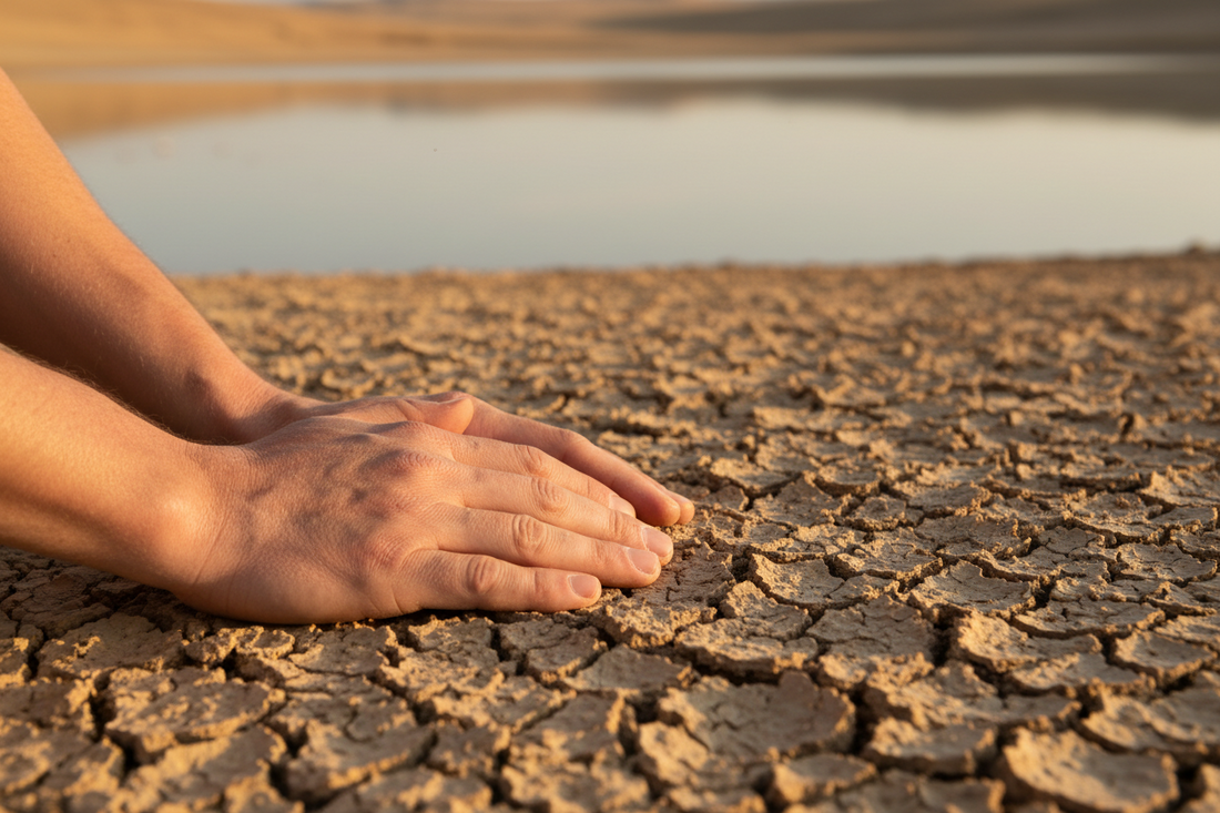la terre qui se dessèche