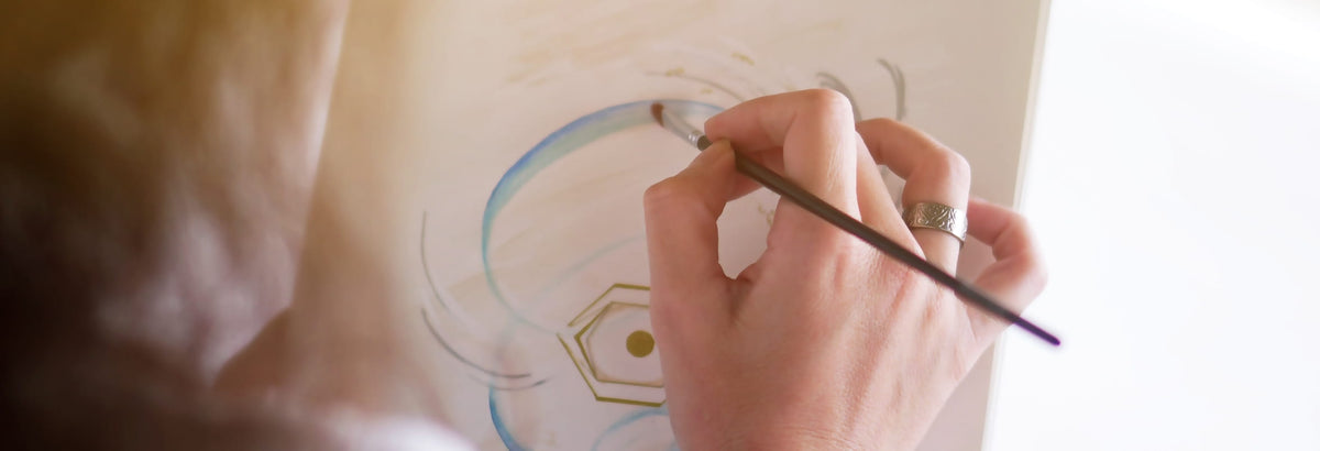 kalmeon dessine un symbole sacré spirituel