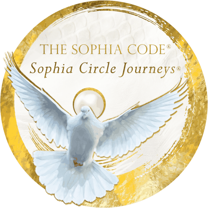Logo Sophia Circle Journey with a dove